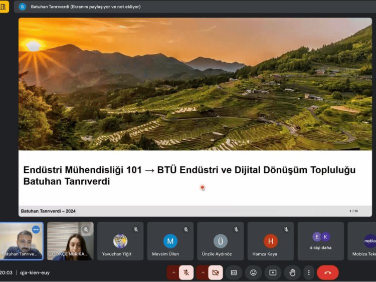 Endüstri Mühendisliği 101 Webinarımız