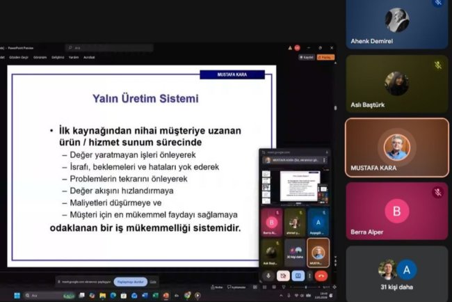 Yalın Üretim Eğitimi : Mustafa Kara