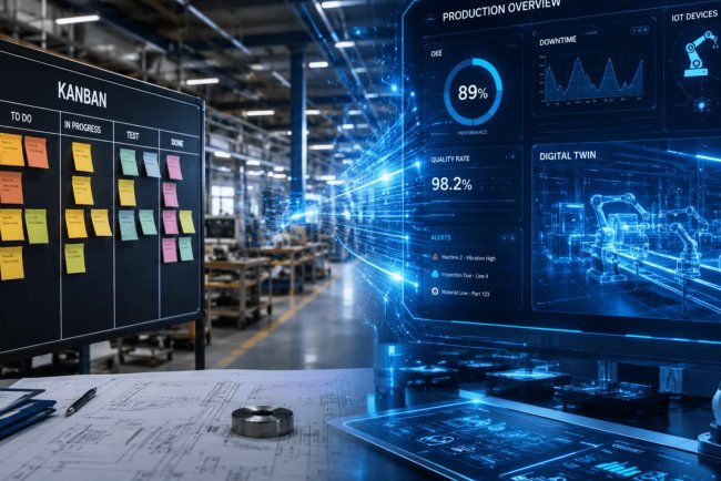 Yalın Üretim ve Dijitalleşmenin Kesişimi : Kaizen ve Kanban Çağ Atlıyor